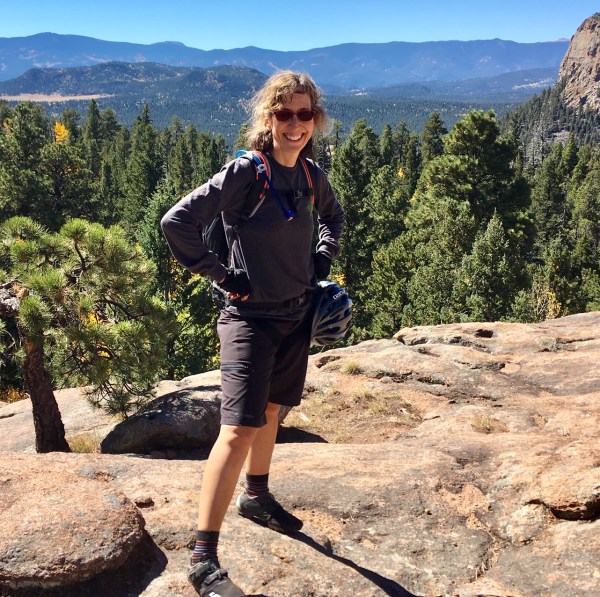 Buff creek in backgroud